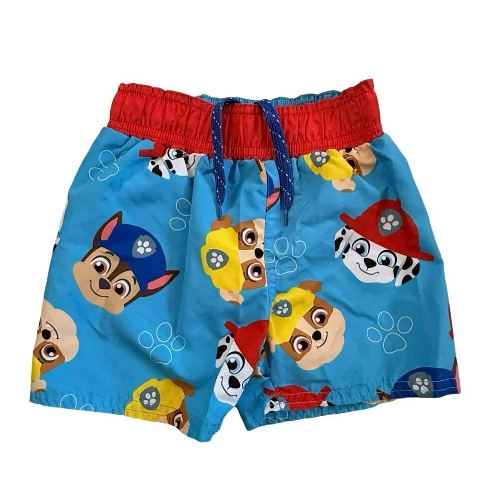 Paw Patrol Swim Shorts and Flip Flops Set